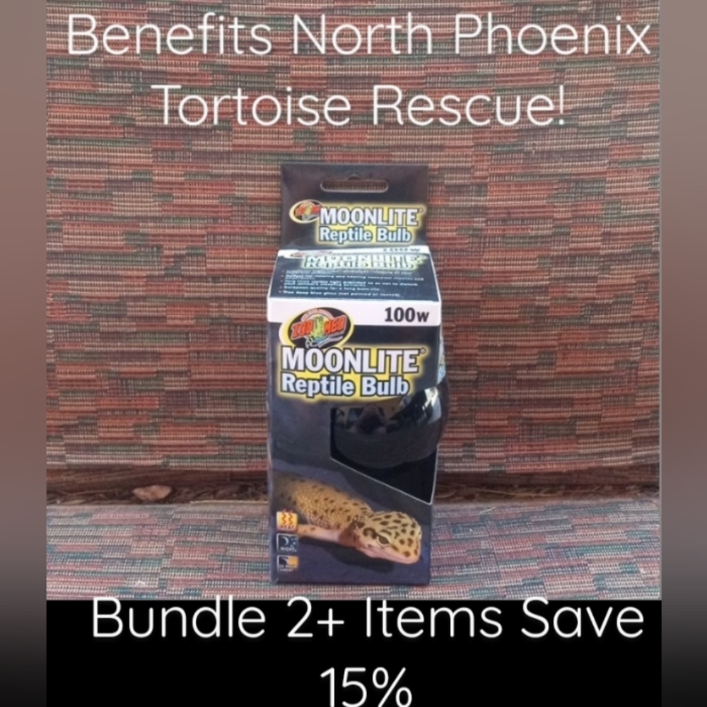 New! ZOOMED 100 Watt Moonlite Reptile Bulb.